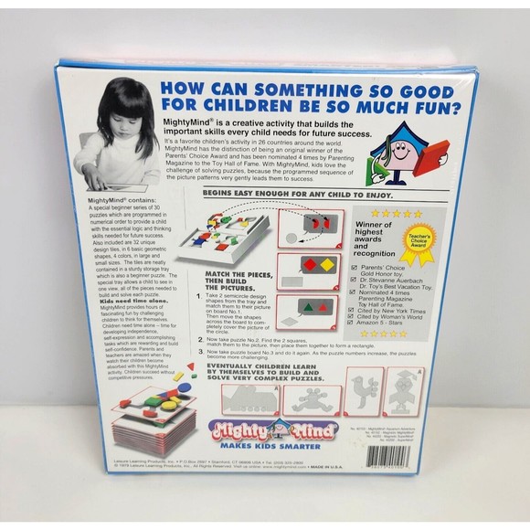 Mighty Mind Puzzle Building Skills Game Makes Kids Smarter Award Winning NEW - Picture 5 of 12